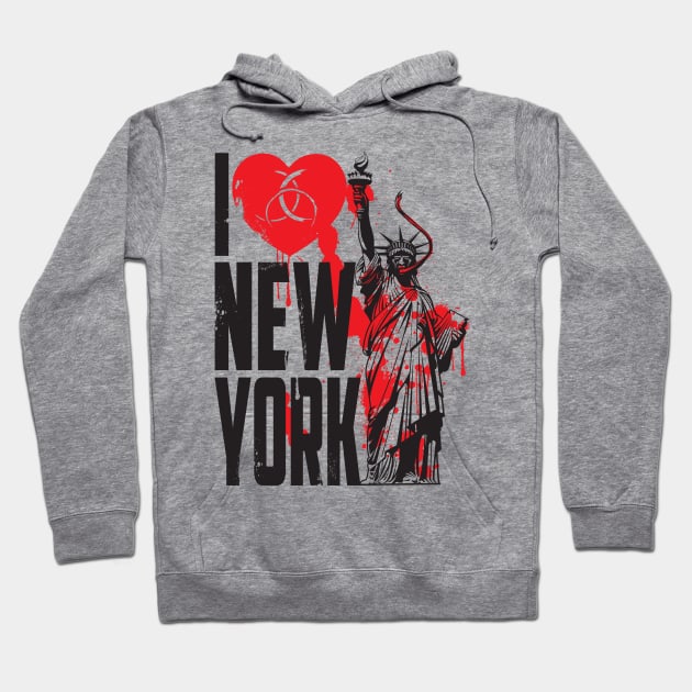 The Strain (New York) Hoodie by MatamorosGraphicDesign